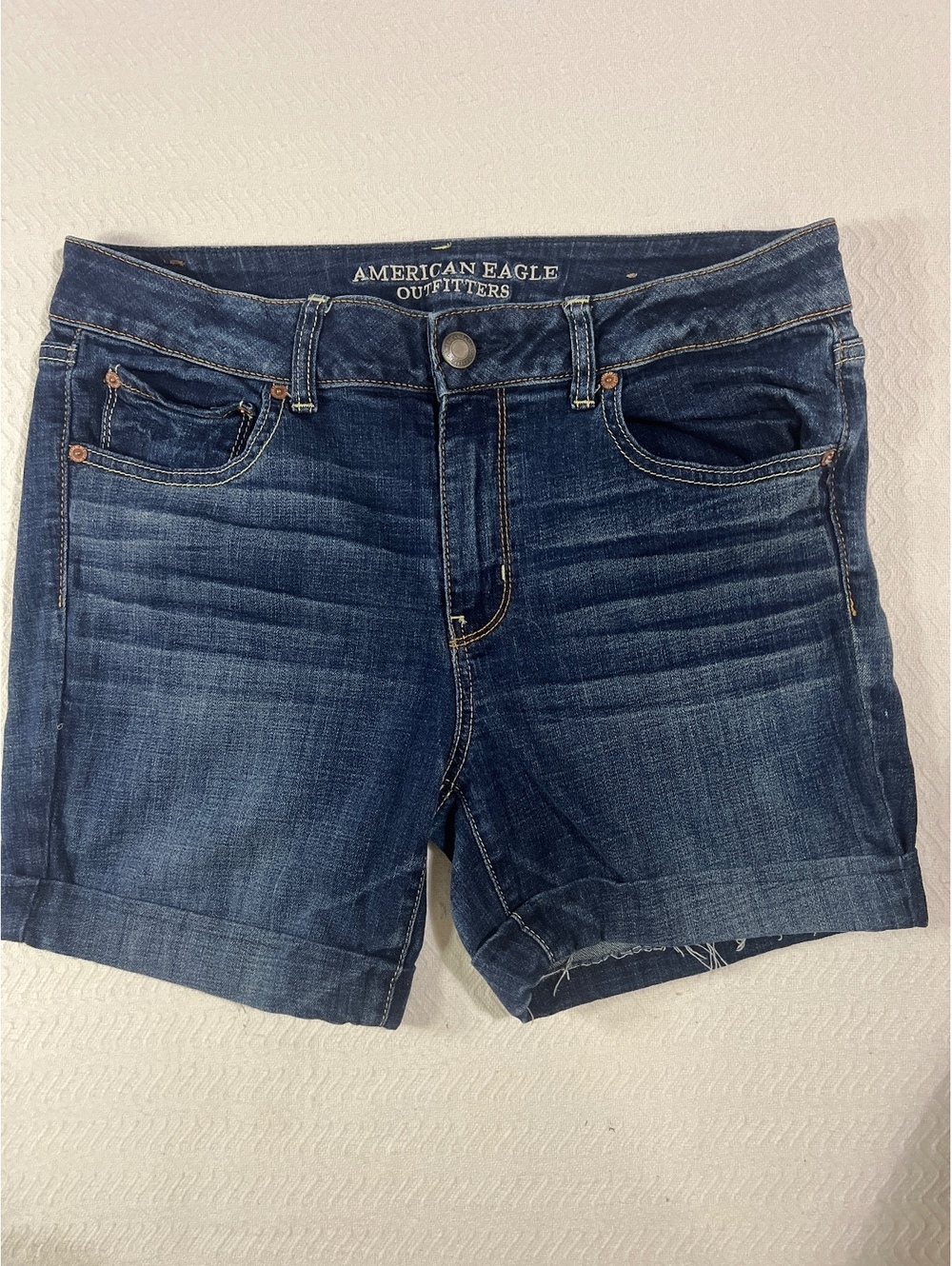 American Eagle Outfitters Straight Super Stretch Denim Shorts Size 14